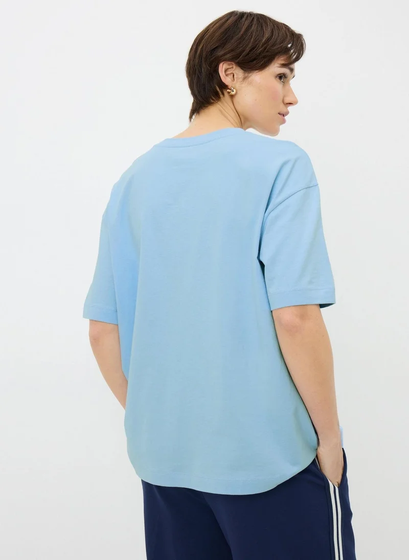 Matalan Light Blue Oversized Fit T-Shirt